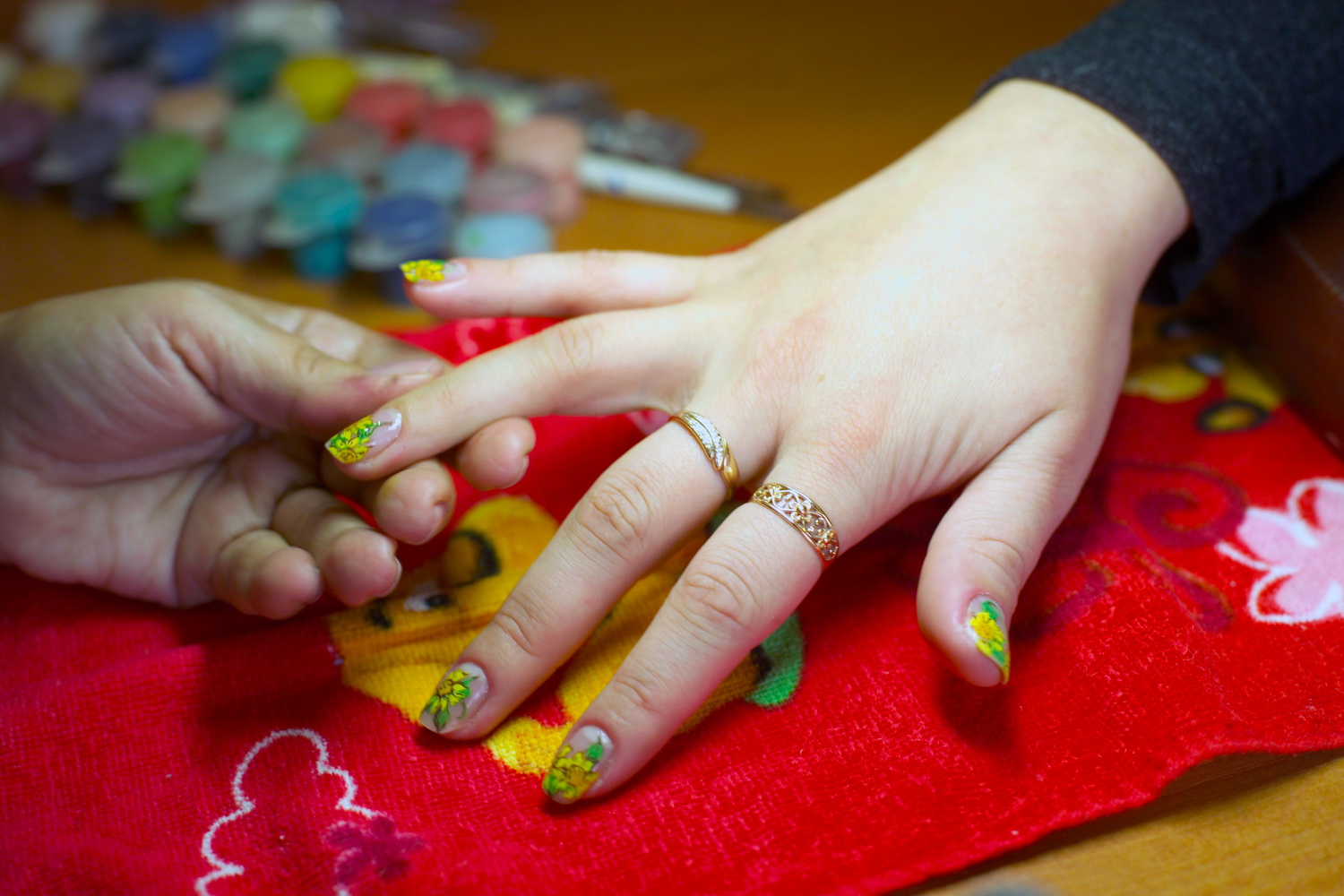 доработка рисунка подсолнух