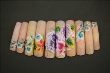 Основы китайской росписи ногтей