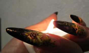 Маникюр Подсолнухи