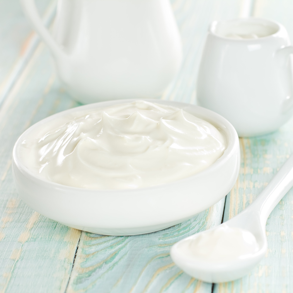 Придание блеска волосам при помощи жирных сливок